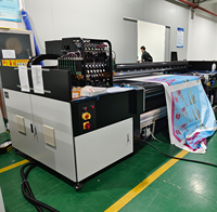 High-precision16 Kop 1.8M 2.6M 3.2M Direct Naar Stof Riem Printer Pigment Inkt Katoenen Zijde Digitale Textieldrukmachine