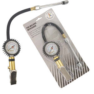 Inflador de Neumáticos de Alta Resistencia de 0-220 PSI, Herramienta Neumática con Manómetro de Precisión y Manguera Reforzada para Automóviles y Uso Industrial - Product Image 6