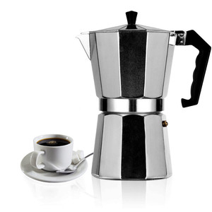 Cafetière Moka Pot 3 tasses pour <span class=keywords><strong>café</strong></span> Latte moka Cappuccino Cuban Cafe Makers Premium - Product Image 4