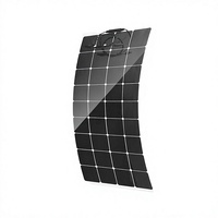 Panneaux solaires flexibles 100W avec ETFE 18V IP65, panneau solaire monocristallin étanche pour camping-car, bateau, marine, maison hors réseau