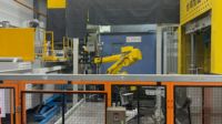 Système d'extraction de pièces robotisées pour la manipulation de pièces de carrosserie de charge utile de 800kg
