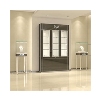 Vitrine d'exposition en verre LED personnalisée Lilai pour bijouterie, vitrine de luxe pour magasin de détail, écologique et recyclable
