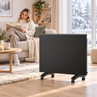 Chauffage mobile sur roulettes avec affichage numérique pour projets de chauffage intérieur domestique multi-positions