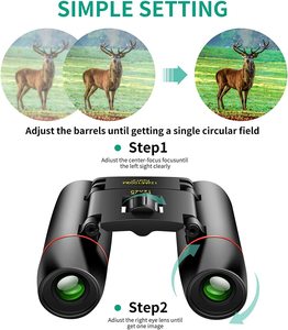 Ống Nhòm Bỏ Túi Nhỏ 12X25 Ống Nhòm Nhỏ Gọn Cho Người Lớn Cho Trẻ Em Bé Trai Để Xem Chim Buổi Hòa Nhạc Nhà Hát <span class=keywords><strong>Opera</strong></span> - Product Image 3