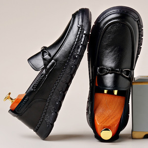 Mocassins pour hommes, tailles 45, 46, 47, 48, chaussures décontractées à enfiler, semelle en caoutchouc, talon bas, confortables pour le sport, fabriqués à Wenzhou - Product Image 4