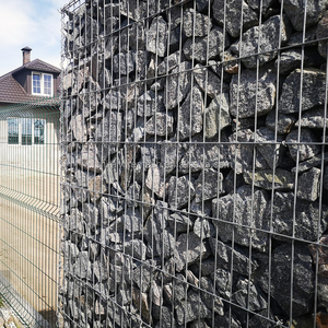Gartellgitter aus stahldraht elektrisch geschweißtes gabonnetz gabonwand aus edelstahl halterungswand 1x1x1m - Product Image 3