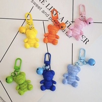 Nouveauté filles poupée porte-clés porte-clés personnalisés de haute qualité porte-clés ours en gros