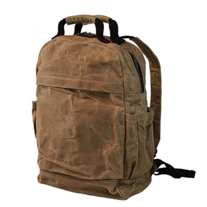 Sac de week-end pour ordinateur portable en cuir véritable avec fermeture éclair, décontracté, pour usage quotidien, portable - Product Image 3