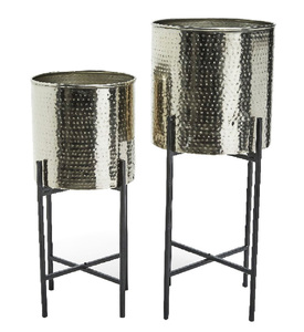 Jardinière en métal en fer avec support Fabricant et exportateur en gros Nouveau design Décoration de jardin Jardinière en métal Fournisseur - Product Image 5