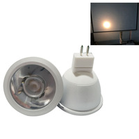 3W GU5.3 GU10 lampu sorot sorot sudut sempit pencahayaan tampilan 5 derajat CRI80 CRI90 COB mr16 lampu sorot Led