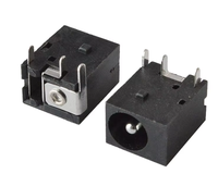 Conector de enchufe de CC de 5,5mm SMT/SMD/PCB con conector hembra de 3 pines 5,5*2,1/2,5mm 5521/5525 conector de alimentación de CC de 3 pines de hierro/cobre