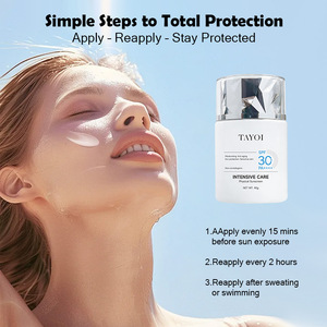 Bloqueadores Solares de Origen Natural, Crema Solar <span class=keywords><strong>con</strong></span> FPS 30, Cuidado Intensivo, Acabado Transparente, Hidratante, Protector Solar de Amplio Espectro - Product Image 1