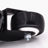 Personnalisable 2 pouces 50mm PU(PVC) roulette pivotante capacité de 60kg pour fauteuil roulant et meubles OEM