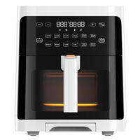Freidora de Aire Multifuncional Anbolife de 5.7L, 1400W, Control Digital de 80 a 200 Grados, Freidora de Aire Doméstica, OEM ODM
