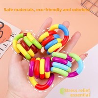 Bestseller - Jouet de jeu Twister uni - Nouveau modèle de système nerveux - 18 couleurs - Jouet sensoriel pour soulager l'anxiété des enfants