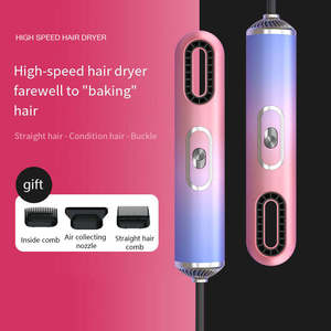 Voluminizador de cabello iónico sin hojas de secado rápido para hoteles, hogares, garaje al aire libre, RV, cepillo de aire caliente combinado - Product Image 6