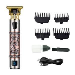 LCD digital Wiederauf ladbarer Haars ch neider <span class=keywords><strong>Magic</strong></span> Metal Hair Elektro rasierer Herren Stahl kopf Rasiermesser <span class=keywords><strong>Trimmer</strong></span> geeignet für Friseurladen - Product Image 1