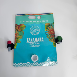 Bolsa de soporte personalizada, válvula de boquilla, fuelle lateral, lámina a prueba de agua/aluminio/PE/lata, bolsa de embalaje para bebidas, vodka, whisky - Product Image 4