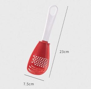 Multifunctional Cooking Spoon Skimmer Scoop <b>Colander</b> Strainer Grater Masher Food-Grade Heat Resistant Kitchen Grinder - Product Image 6