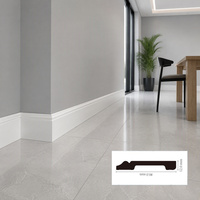 Plinthe en polystyrène PS brillant de haute qualité, prix usine RongKe, OEM, pour la décoration de villas et d'hôtels de luxe