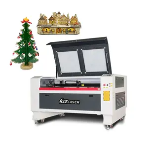 Mesin pemotong kulit laser CO2 13090 16010 dengan mesin ukir laser putar harga 100W 150W 300W