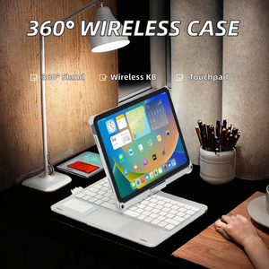 New 360 Degree Rotating Wireless RGB Backlit Ultra Thin Keyboard Case Touchpad for Ipad 10.9/11/12.9 Inch 10th Gen 2023 <b>Tablet</b> - Product Image 2