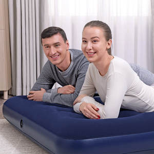 <span class=keywords><strong>Bestway</strong></span> 67002 cama de aire flocada de tamaño completo colchón de aire plegable <span class=keywords><strong>inflable</strong></span> cama de tamaño completo colchón de aire grueso <span class=keywords><strong>inflable</strong></span> doble B - Product Image 4