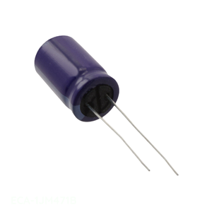 Condensateur traversant à anode radiale 470 µF 20 % 63 V, référence ECA-1JM471B, canal fabricant - Product Image 1
