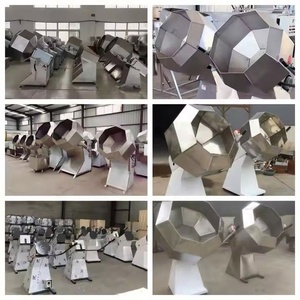 Machine octogonale d'assaisonnement pour casse-croûte et croustilles aromatisant le pop-corn au caramel Machine automatique d'arôme pour casse-croûte - Product Image 4