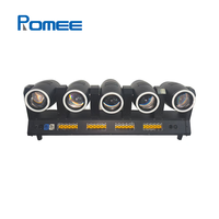 Projecteur rotatif dynamique RGBW multi-effets 10*60W avec stroboscope et effet d'anneau halo DMX512 pour éclairage de scène DJ, club et concert