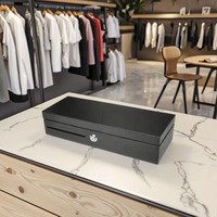 Boîte à argent avec plateau et serrure à clé, comptage et tri automatiques, en ABS, pour usage de bureau