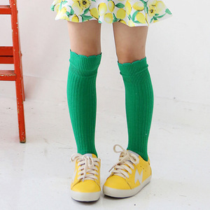 <span class=keywords><strong>Calcetines</strong></span> de Algodón Suaves y Cálidos hasta la Rodilla <span class=keywords><strong>para</strong></span> <span class=keywords><strong>Niñas</strong></span> y Niños, <span class=keywords><strong>con</strong></span> Volantes, Coloridos, de <span class=keywords><strong>Encaje</strong></span>, Tipo Tubo, Uniformes Escolares - Product Image 3