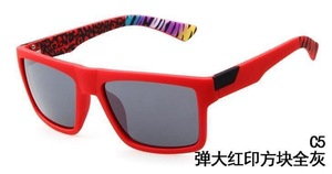 Gafas de sol con revestimiento reflectante de diseñador de marca, gafas de sol cuadradas con pinchos - Product Image 5