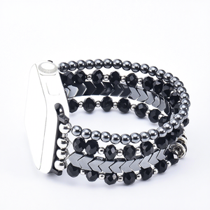 <span class=keywords><strong>Bracelet</strong></span> de remplacement perlé style <span class=keywords><strong>bracelet</strong></span>, largeur de bande 3,2 mm/3,5 mm, compatible avec les montres intelligentes de la série 1 à 10 - Product Image 5