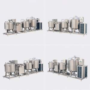 Pasteurisateur de yaourt en acier inoxydable de 100 litres, équipement de pasteurisation du lait - Product Image 2