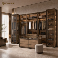 Îlot de dressing sur mesure écologique professionnel pour villa, appartement, chambre à coucher, dressing, rangement et organisation de vêtements