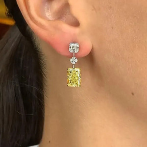 Orecchini Geometrici Rettangolari Quadrati per Donne, Gioielli Eleganti e di Tendenza - Product Image 3