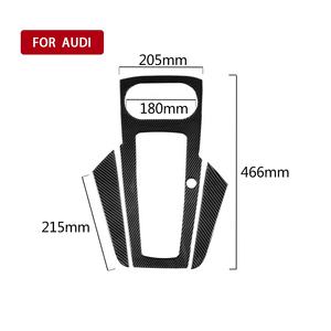 Cubierta de Panel de Cambio de Marchas de Fibra de Carbono LHD sin Botón de Encendido, 1 Orificio, Accesorio de Decoración <span class=keywords><strong>Interior</strong></span> para <span class=keywords><strong>Audi</strong></span> <span class=keywords><strong>A3</strong></span> 8V 12-18 - Product Image 6
