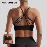 Soutien-gorge de sport sans couture respirant haute résistance antichoc pour femme, bretelles croisées, idéal pour la course à pied - Meilleures ventes