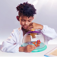Boîte d'observation portable YSJ en plastique pour insectes et poissons, jouet éducatif pour l'observation des animaux sauvages en extérieur