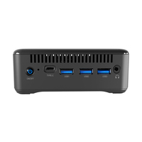 Mini PC tipo C RJ45 3xHD con salida de tamaño pequeño SSD DDR4 Win11 para monitor de juego, Intel N95, 8G + 2025G, 256G,