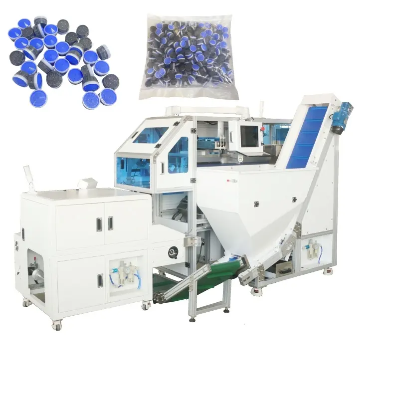 Filter Plugs Plastic Packaging Material Full Automatic Supplier O Ring Counting Packaging Machine