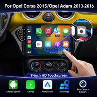 Système de navigation Android 9 pouces IPS, audio haute résolution, Bluetooth, lien téléphonique, CarPlay pour Opel Corsa 2015, Opel Adam 2013-2016