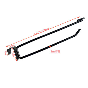 <strong>Supermarket</strong> Shelf Accessory Wire Slatwall <strong>Hook</strong> <strong>Display</strong> - Product Image 5