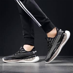 Chaussures de sport à surface filetée pour hommes adultes, décontractées, respirantes, en promotion, pour la course, printemps-été, confortables avec semelle massante - Product Image 2