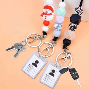 Personalized Pastel Silicone Beads ID Badge Give for Nurse Student <b>Teacher</b> <b>Gift</b> Silicone Bead Lanyard - Product Image 4