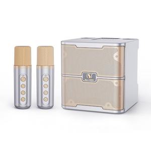 YS213 Karaoké Audio Sans Fil pour Microphone Casque Double Haut-parleur Tout-en-un Danse de Groupe avec Emplacement pour Carte - Product Image 4