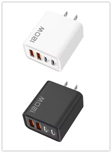 120W 4-Port Sạc Nhanh Sạc Cáp Dữ Liệu <span class=keywords><strong>Adapter</strong></span> 2USB Và 2Type-C Pd Chức Năng Tường Sạc Đối Với Samsung iPhone Xiaomi - Product Image 6