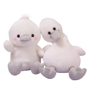 Adorável pato de pelúcia macio pato fofo brinquedo fofo presente para crianças