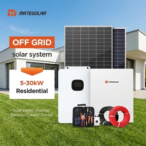 Sistema Solar Fuera de la Red de 5kW 6kW 8kW 10kW 12kW 20kW 30kW Directo de Fábrica, Conjunto Completo de Paneles <span class=keywords><strong>Solares</strong></span> para Solución Energética Doméstica - Product Image 1
